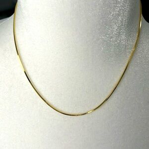 NWT - 16 inch 24 kt gold over sterling necklace